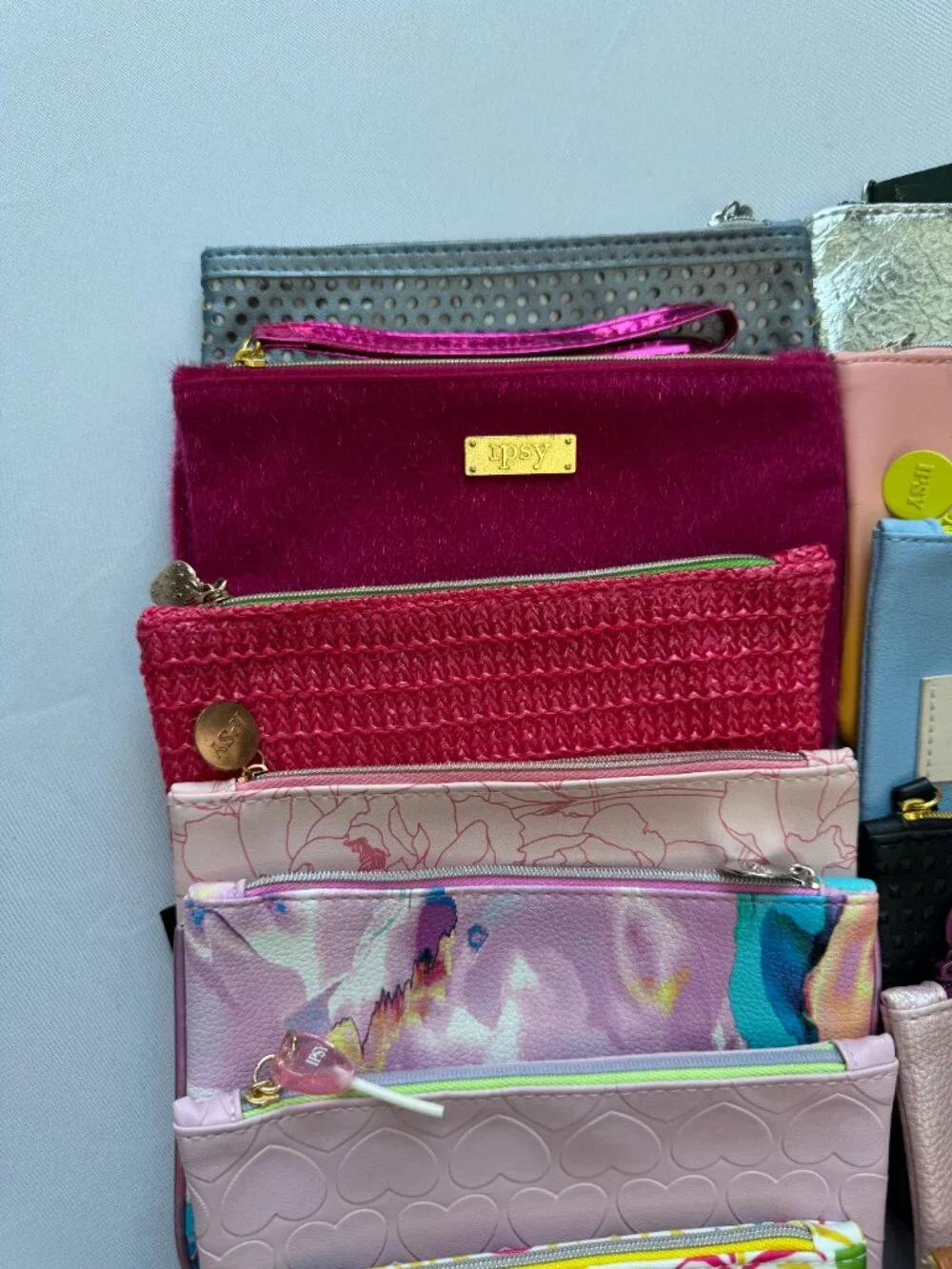 Lot of 20 Ipsy 2010s Glam Bags Makeup Pouches